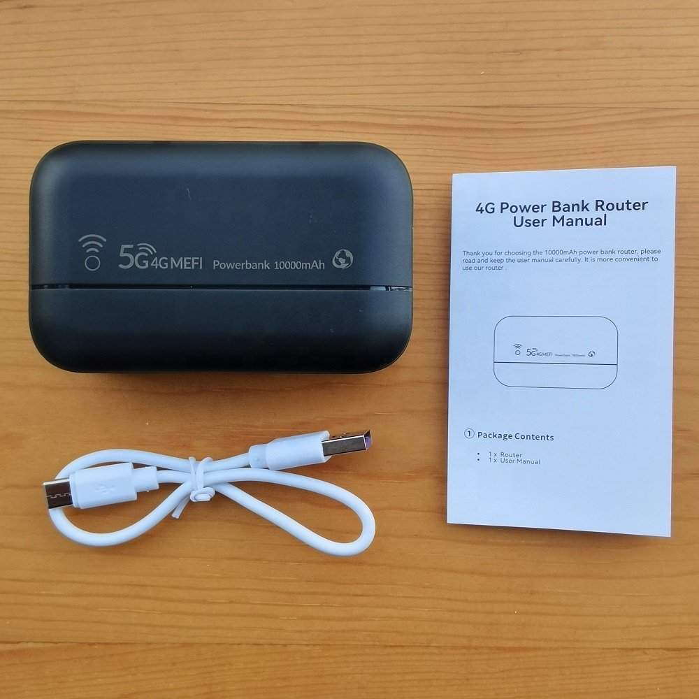 LSUN PW100 10000mAh 4G Powerbank LTE hotspot 150M cat4 Pocket Mobile wifi Router
